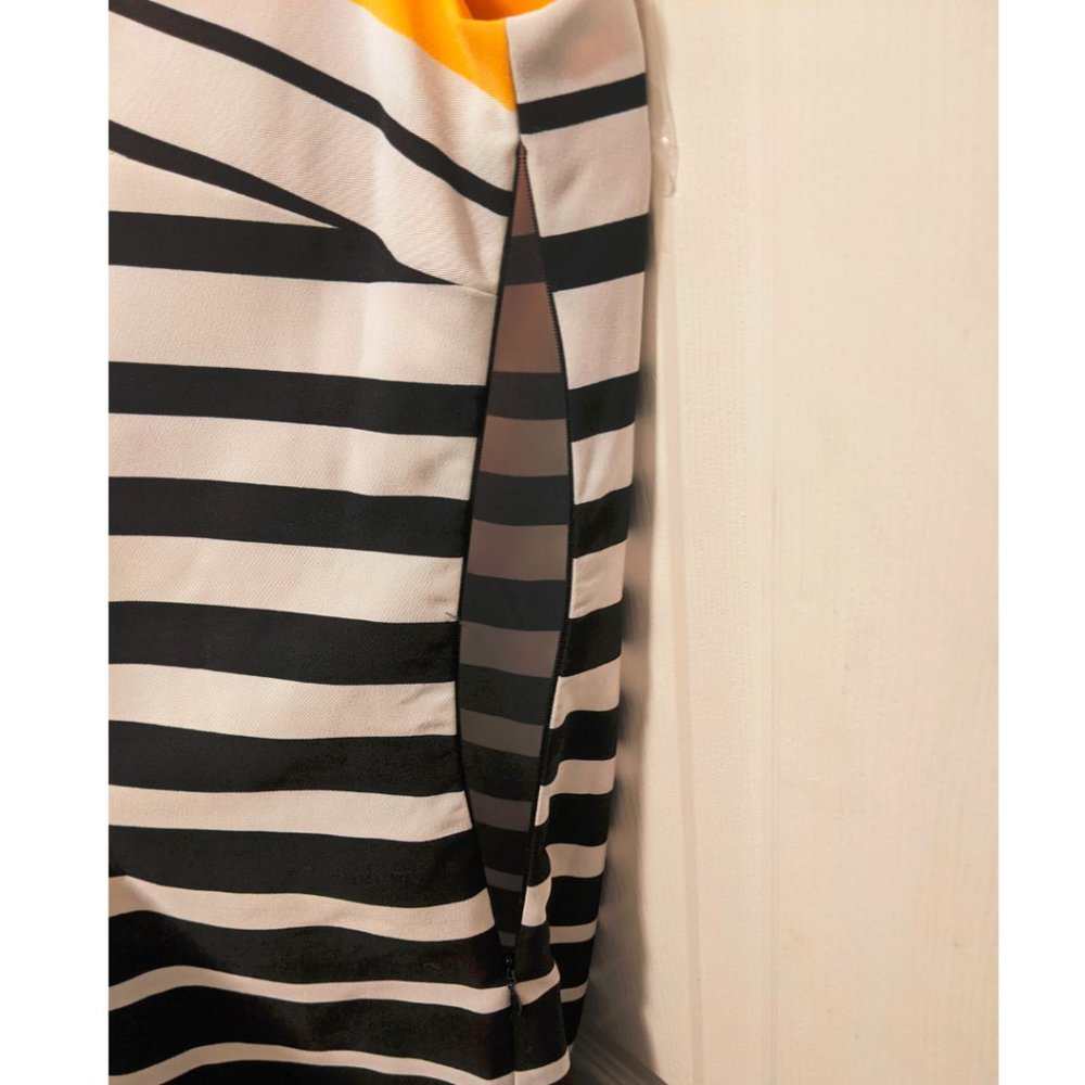 Voir Voir Women's Dress Yellow Black White 18 W - Picture 4 of 5